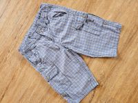 Kurze Hose kariert Shorts grau blau here+there C&A 140 Bayern - Heroldsberg Vorschau