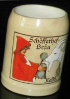 Suche Schöfferhof Bräu Bier Bierkrug Bierglas Glas Kassel Schild Hessen - Espenau Vorschau