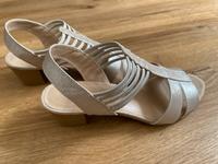 Graceland Sandalen (beige/glitzer) Größe 39 Nordrhein-Westfalen - Hürth Vorschau