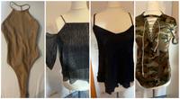 Top Body beige braun Glitzer Silber Mango Bershka S xs Schwarz Sachsen - Freital Vorschau
