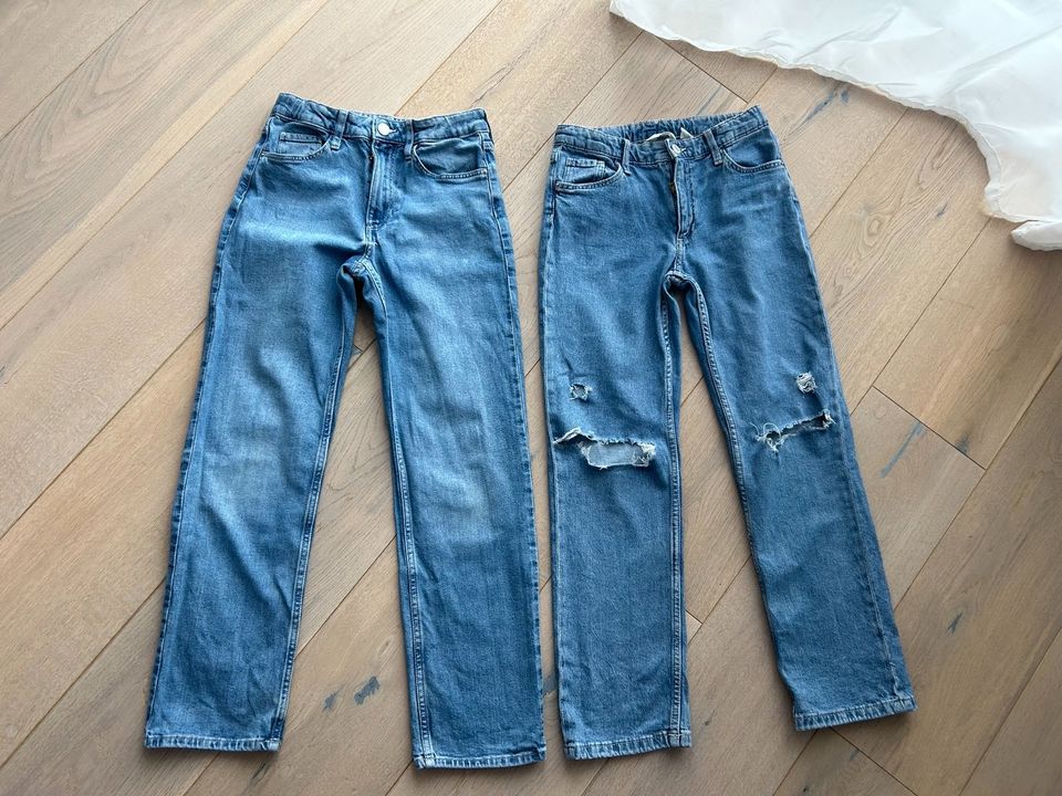 Jeans Gerader Schnitt Gr. 140 H&M in Nahe