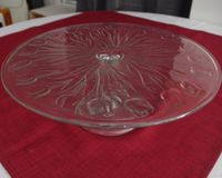 Torten / Kuchen Platte Teller aus Glas Tulpendekor Baden-Württemberg - Ditzingen Vorschau