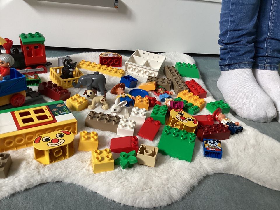 Lego Duplo Set ❤️ Tiere Eisenbahn Zirkus ❤️ Zoohandlung Figuren in Waldkirch