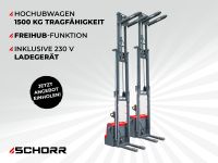 Freihub Hochhubwagen 5m Elektro Pro 1500kg Tragkraft SCHORR Gabelstapler Hubwagen Stapler Emsbüren - Ahlde Vorschau