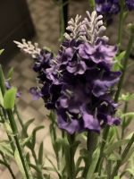 2 Lavendel Plastik Stoff Blumen 59 cm Länge Niedersachsen - Stuhr Vorschau