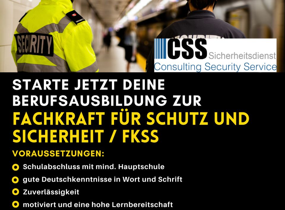 ab 01.08. Ausbildung zur Fachkraft für Schutz und Sicherheit FKSS in Delmenhorst