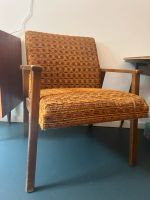 Mid century armchair wood Sessel mit Holzlehnen Berlin - Kladow Vorschau