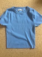 Shirt Primark S 36 blau cropped eng basic babyblau Sommer Bayern - Wolnzach Vorschau