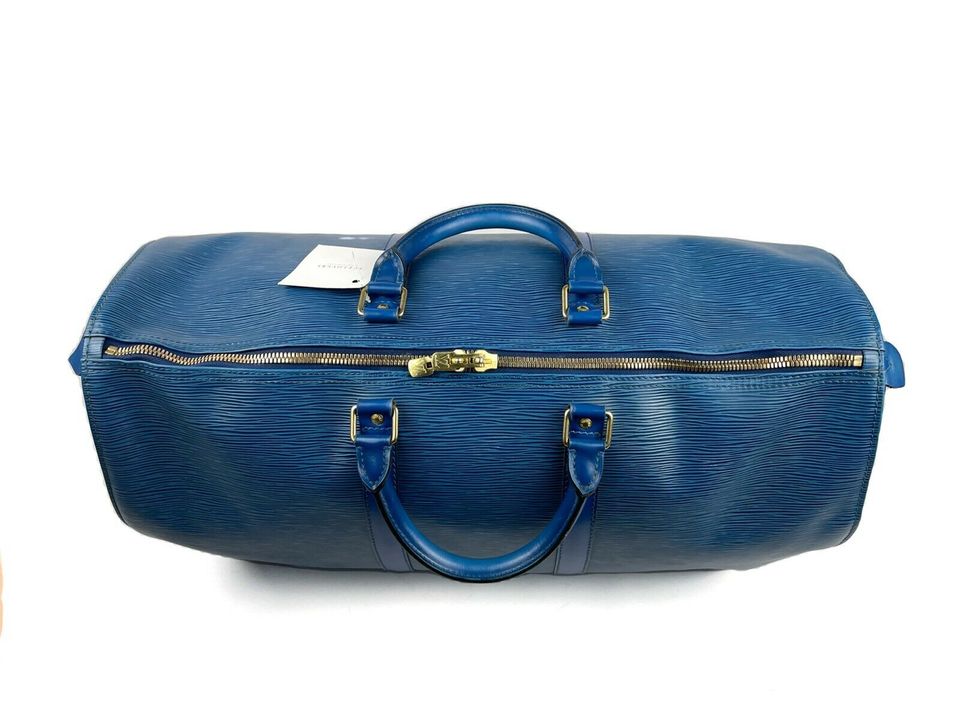 LOUIS VUITTON Reisetasche KEEPALL 50 EPI TOLEDO Bleu Blau Tasche in Hamburg