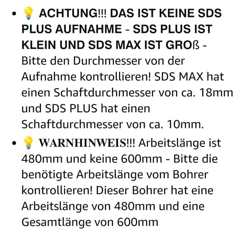 Beton Bohrer SSD Max 20mm in Bad Neustadt a.d. Saale