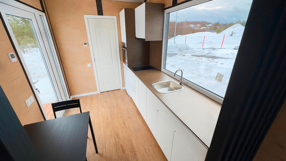 WANDERLUST Tiny House PANORAMA 7,20m Ausklappbare TERRASSE in Tornesch