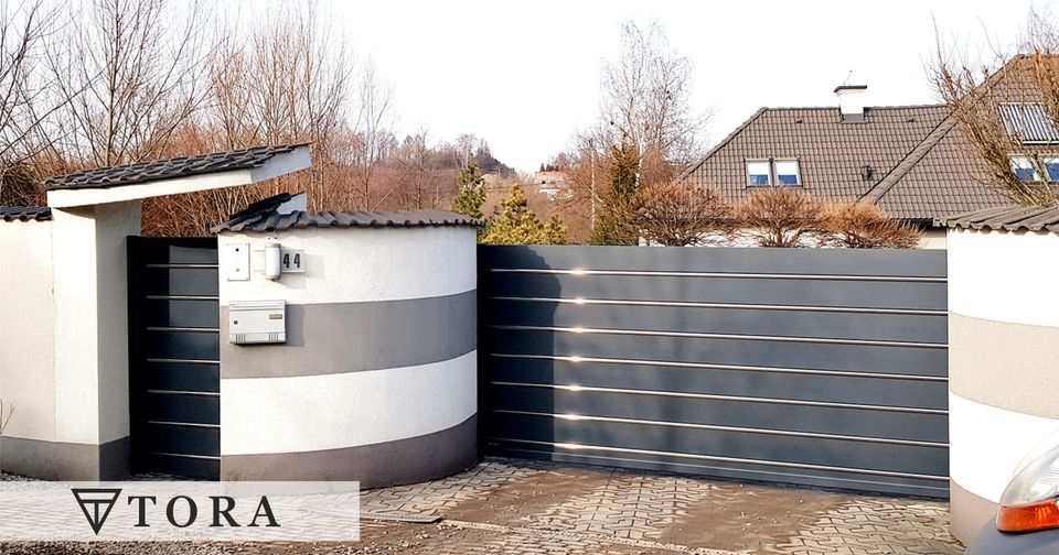 Sichtschutz Zaun aus Aluminium Metall Blickdicht im Garten Zäune in Saarbrücken