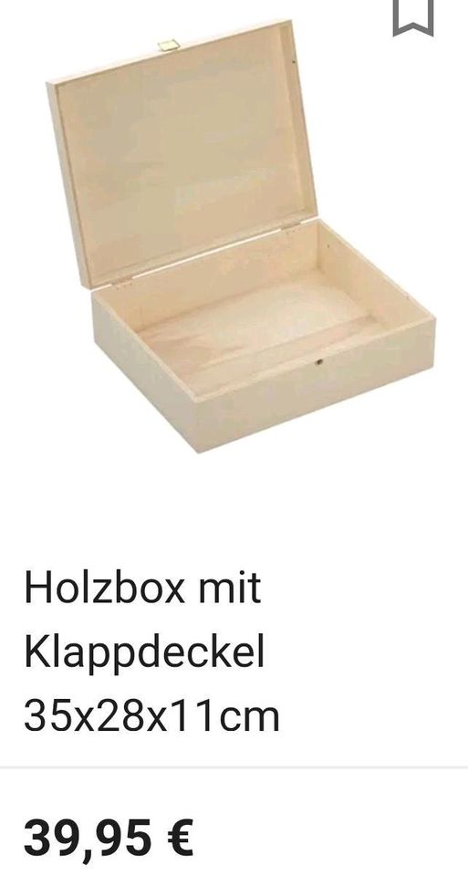 Holzbox /Schatullen Neu, 2er Set in Ehrenberg (Rhön)
