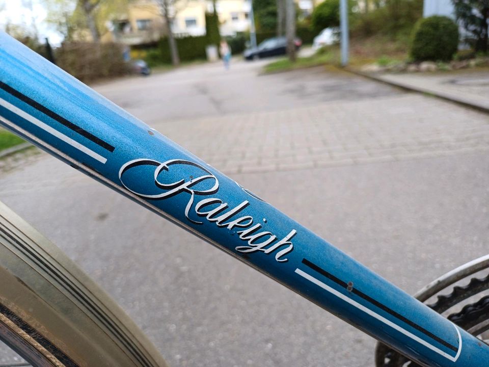 Fahrrad Raleigh Damen Vintage blau in Leinfelden-Echterdingen