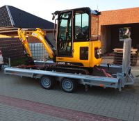 JCB 19C Minibagger incl. Transportanhänger - zu vermieten Niedersachsen - Lathen Vorschau