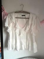 Süße Zara Bluse Top Shirt Hemd Rüschen weiß Boho Ibiza XL Damen Schleswig-Holstein - Reinfeld Vorschau