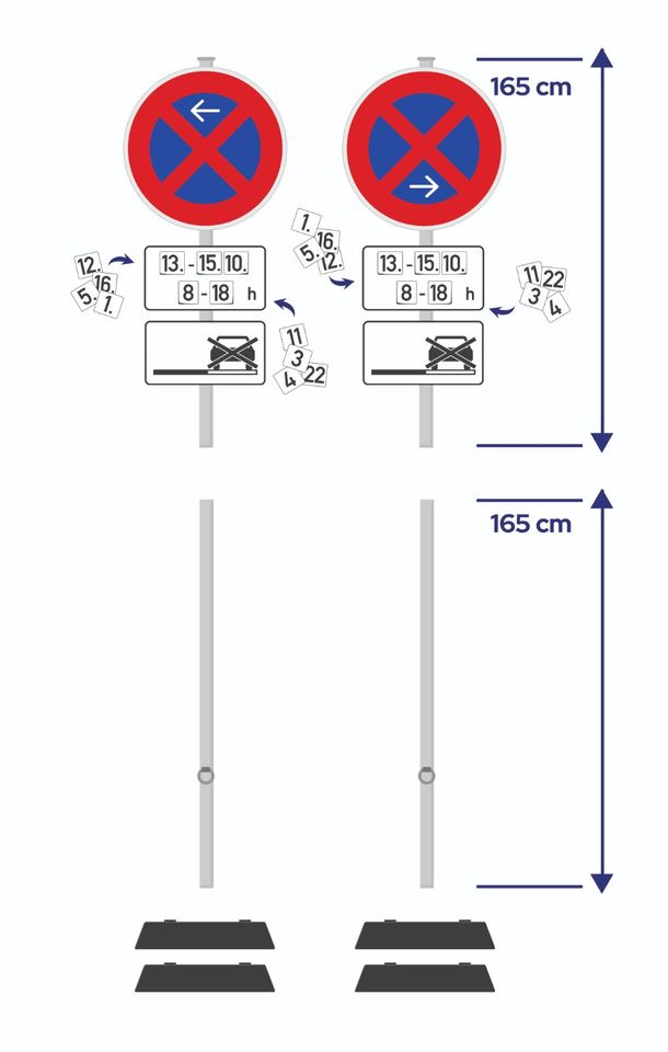 ✅ Halteverbotszone einrichten in Stuttgart ⚡ 48 € für 10 Tage in Esslingen