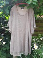 Netz-Shirt mit Glitzer - Mia Moda, Gr. 60 Niedersachsen - Stuhr Vorschau
