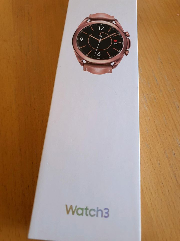 Neu: Samsung Galaxy Watch 3, Edelstahl, 41mm, Smartwatch SM-R850 in Germersheim