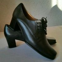 3 1/2 Neu 36 Gabor 3,5 Leder Schuhe Schnürrschuhe Halbschuhe West - Nied Vorschau