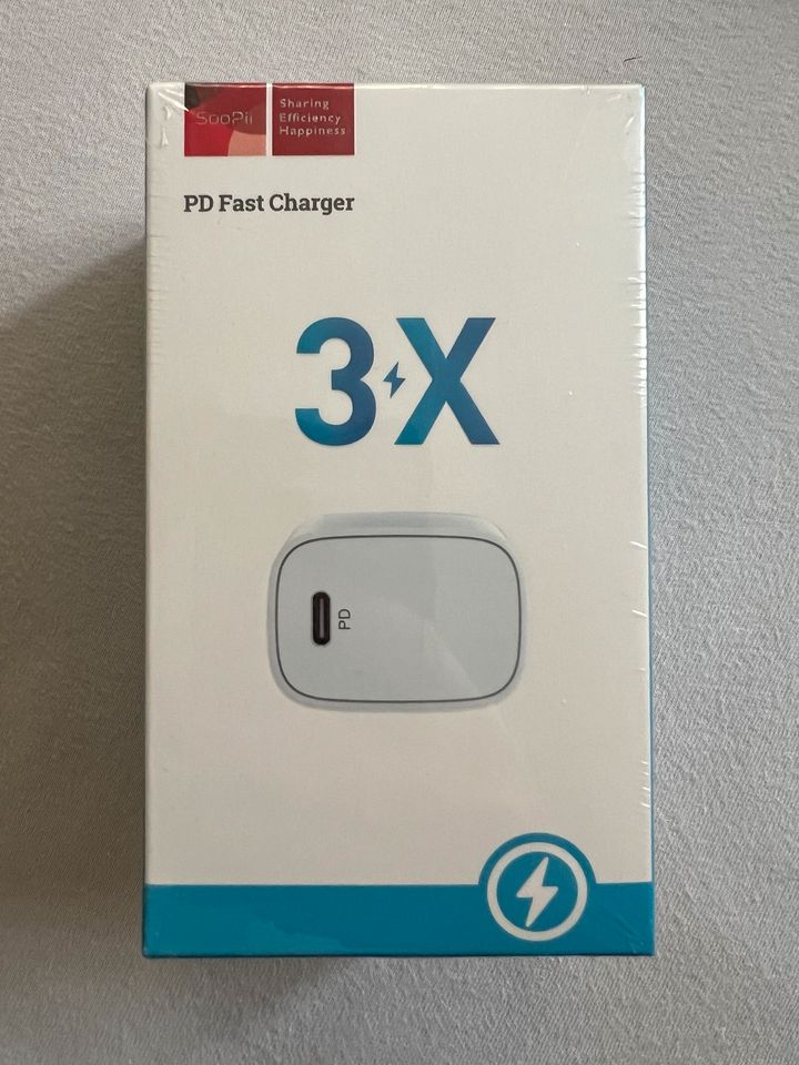 2x SooPii PD Netzteil Apple Samsung 20 Watt USB-C in Bamberg