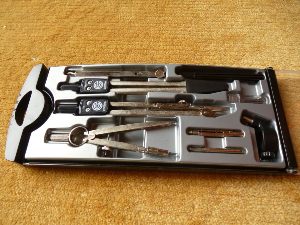 ECOBRA ZIRKELBESTECK 8-teilig 360500 Serie Schule ZIRKEL SET Etui in Bad Kreuznach