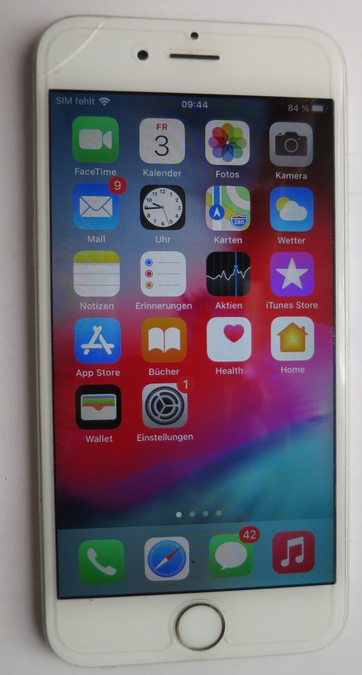 iPhone 6s 64GB, silber, kein Simlock, technisch einwandfrei in Traunreut