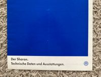 VW Der Sharan Technische Daten und Ausstattungen 10/1998 Niedersachsen - Wolfsburg Vorschau