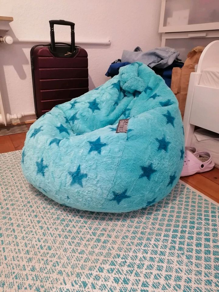 Sitzsack fluffy stars von Sitting point, türkis, petrol in  Nordrhein-Westfalen - Arnsberg | eBay Kleinanzeigen ist jetzt Kleinanzeigen