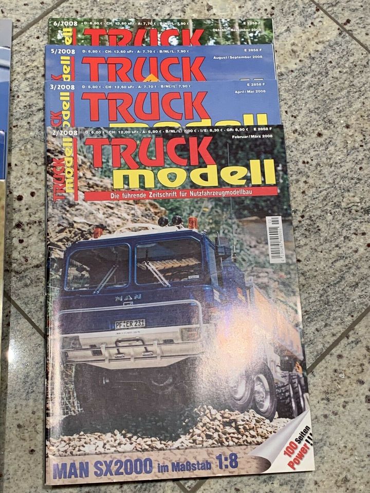 Truck Modell Fachzeitschriften diverse Jahrgänge in Wendelsheim