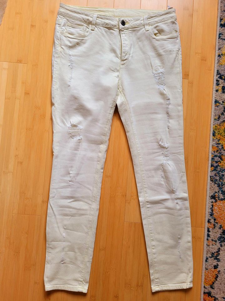 Trussardi Jeans, hellgelb, Größe 38/40 in St. Ingbert