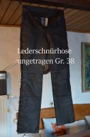 Neue Lederschnürhose Gr. 38 Motorrad Lederkombi Hose Baden-Württemberg - Bad Urach Vorschau