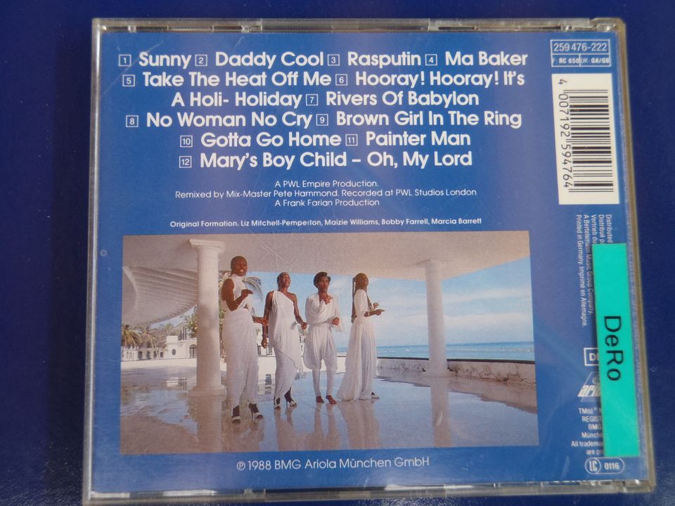 cd boney m  greatest hits of all times remix  gebr. in Moormerland