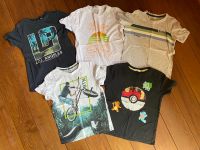 5 T-Shirts Gr.134/140 H&M, Tchibo, C&A Wandsbek - Hamburg Bramfeld Vorschau