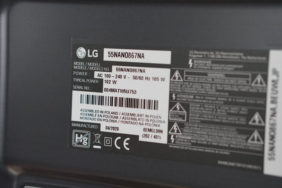 LG 55 NANOCELL 4K UHD TV + Soundbar & Bass in Bielefeld