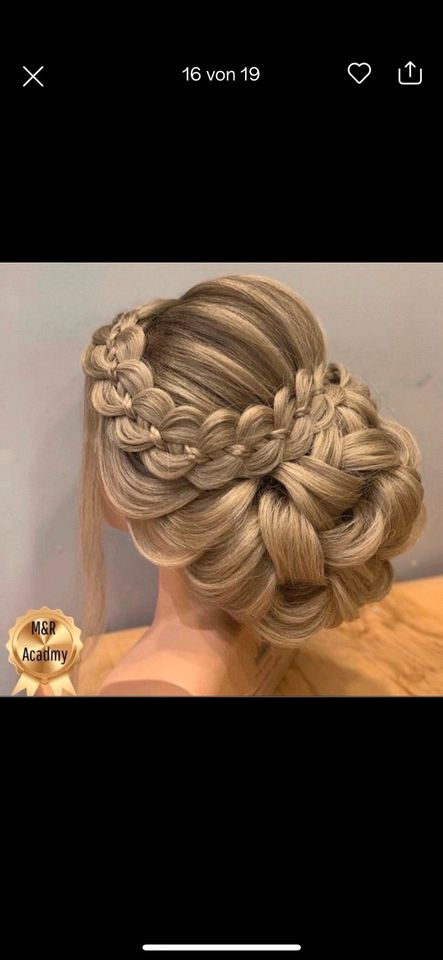 HAIRSTYLING AUSBILDUNG  Hochsteckfrisuren Haarverlängerung Make in Mönchengladbach