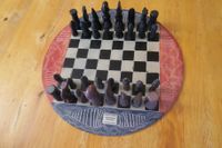 Schachspiel aus Speckstein, handgemacht aus Kenia Baden-Württemberg - Freiburg im Breisgau Vorschau
