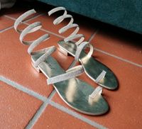 Hochzeit Hochzeitsschuhe Brautschuhe flache Schuhe Sandalen gold Bayern - Germering Vorschau