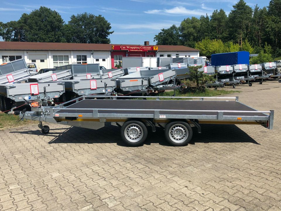 ⭐️ Eduard Auto Transporter 2700 kg 406x200cm Reling Rampen 63 in Schöneiche bei Berlin