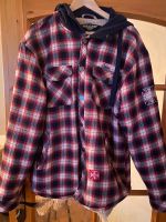 WCC West Coast Choppers Flannel Jacket Sherpa Lined - Navy/Red Schleswig-Holstein - Witzeeze Vorschau