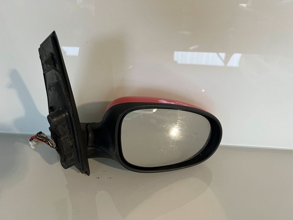 Spiegel Ford Ka RU8 rechts rot Seitenspiegel Außenspiegel in