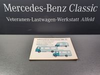 Mercedes-Benz Aufbaurichtlinien Motorcaravan 1986 Niedersachsen - Alfeld (Leine) Vorschau