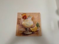 Bild auf Holzrahmen. Cocktail Pina Colada, 20x20 cm Bayern - Neusäß Vorschau