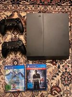 PS4 + 2 Controller + 2 Spiele Top Zustand Hessen - Wiesbaden Vorschau