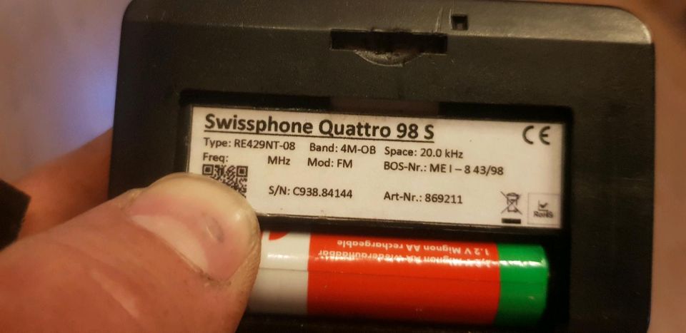 Swissphone Quattro 98S in Lützkampen