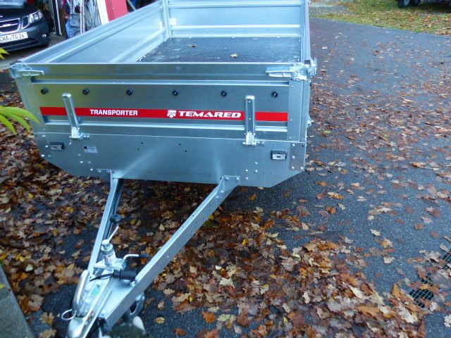 Temared Transporter PKW Hochlader Anhänger 2515 750kg 2,54 X 1,51 in Cham