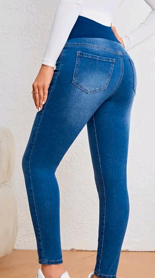 Umstandsjeans Gr. 36 blau in Bad Bibra