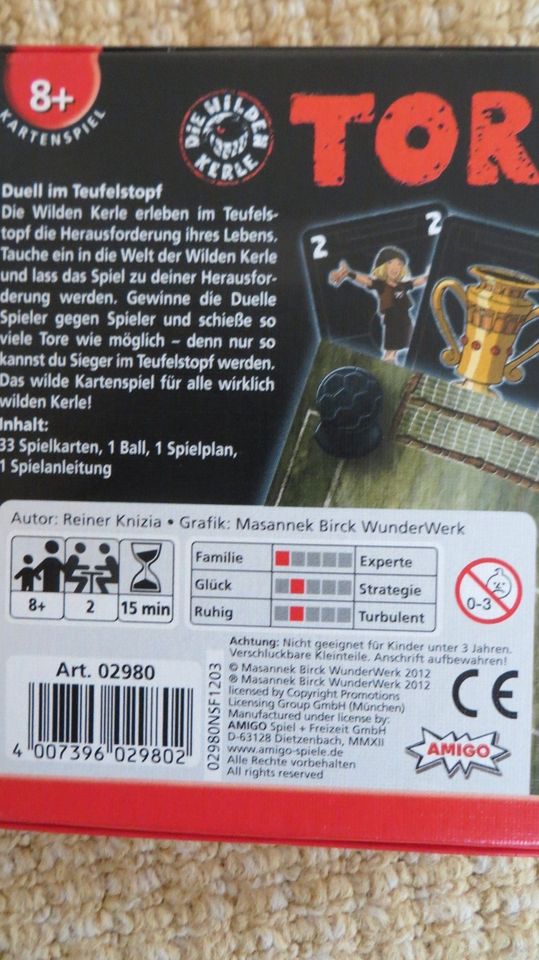 Wilde Kerle Tor Kartenspiel- komplett in Neuenkirchen-Vörden