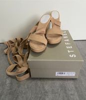 Stefanel Sandalen Leder beige Gr.37 schnüren Keilabsatz Hessen - Dietzenbach Vorschau