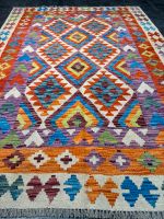 Afghan Kelim 200x148 kilim Teppich Handgewebt Shiraz Qashqay rug Berlin - Wilmersdorf Vorschau